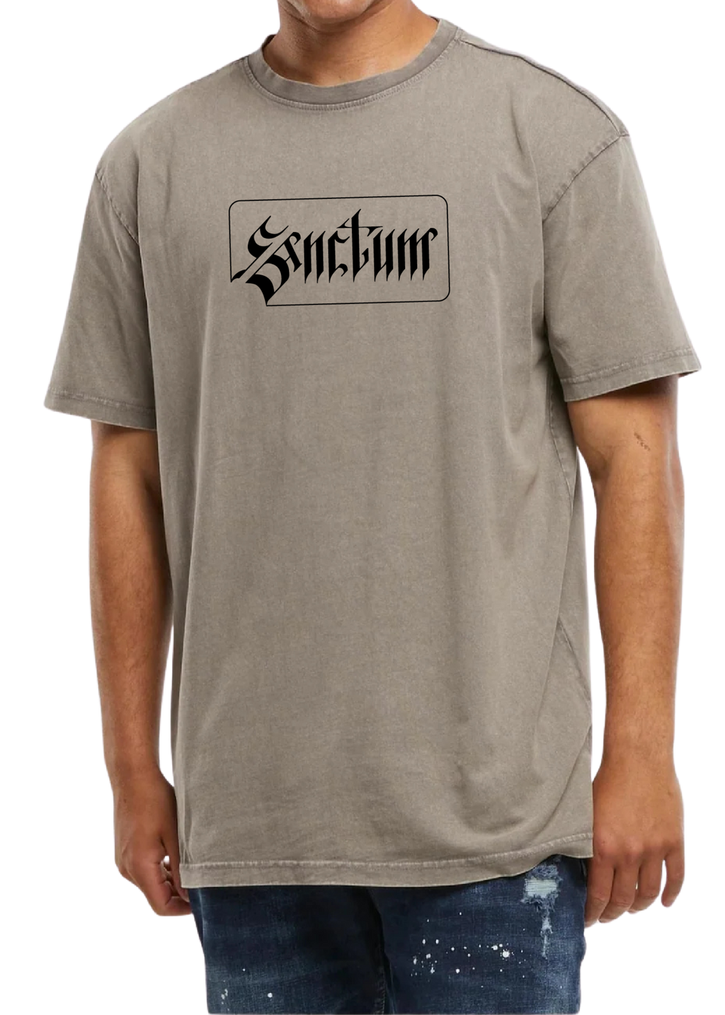 CORE - T-shirt oversize délavé homme