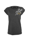 THE SERPENT — T-shirt manches à revers femme